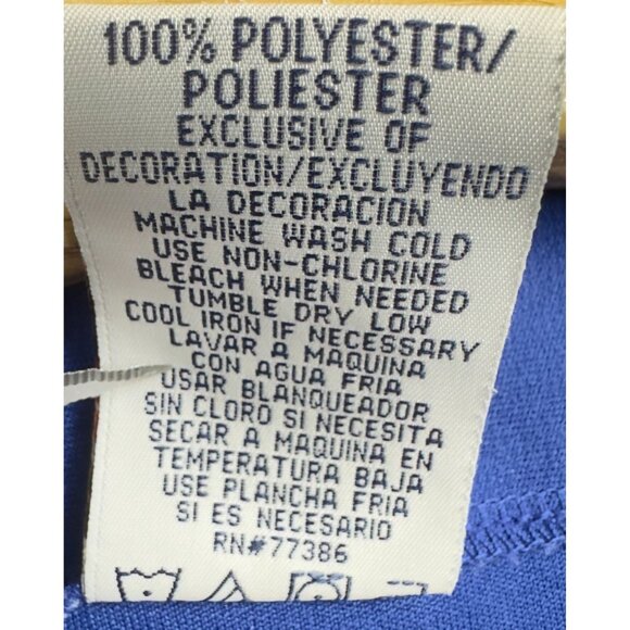 True Fan Texas Rangers Baseball Jersey Men XL Blue Red MLB Genuine Merchandise - Picture 5 of 7